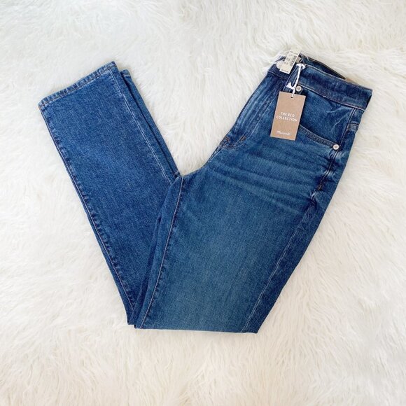 🦋 NEW MADEWELL High Rise Slim Boyjean Eco Edition 26 Denim Jeans Relaxed Slim - Picture 3 of 7